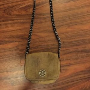 Tory Burch Mclane Mini Nubuck Leather Crossbody